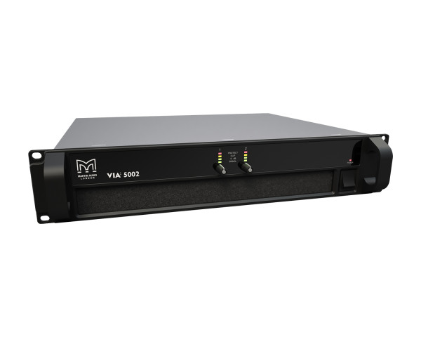 Martin Audio VIA5002 2 Channel Class D 2x2500W @ 4Ω Power Amp 2U  - Main Image