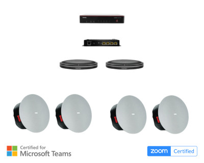 MRB-L-SCX400-T Meeting Room Bundle with Parle TTM-X/XEX Mics Blk