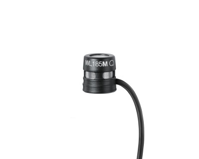 WL185M Cardioid Condenser Lavalier Microphone TQG Black
