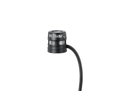 WL184M Supercardioid Condenser Lavalier Microphone LM3 Black