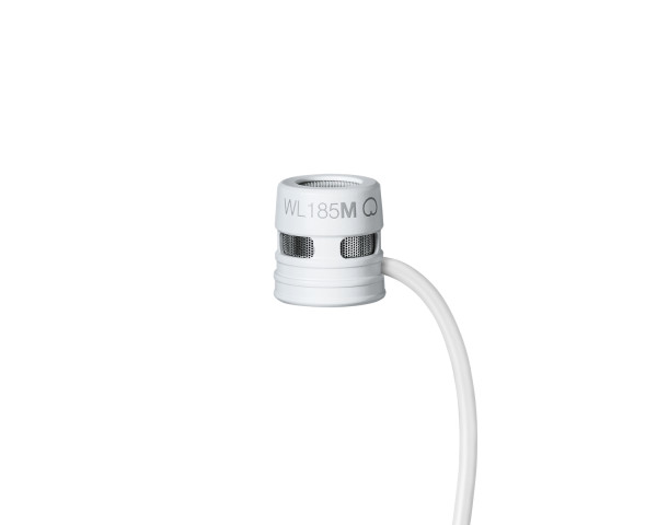 Shure WL185M Cardioid Condenser Lavalier Microphone LM3 White - Main Image