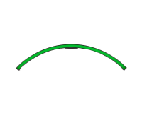 ADJ Pixie Curve 60 Indoor 90° Curved RGB LED Pixel Strip 25 - Image 1