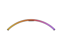 ADJ Pixie Curve 60 Indoor 90° Curved RGB LED Pixel Strip 25 - Image 3