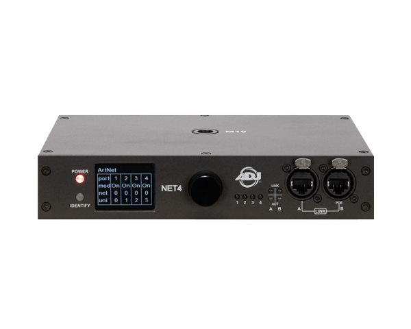 ADJ NET 4 4-Port DMX Over Ethernet Node DMX/RDM/Art-Net/sACN - Main Image