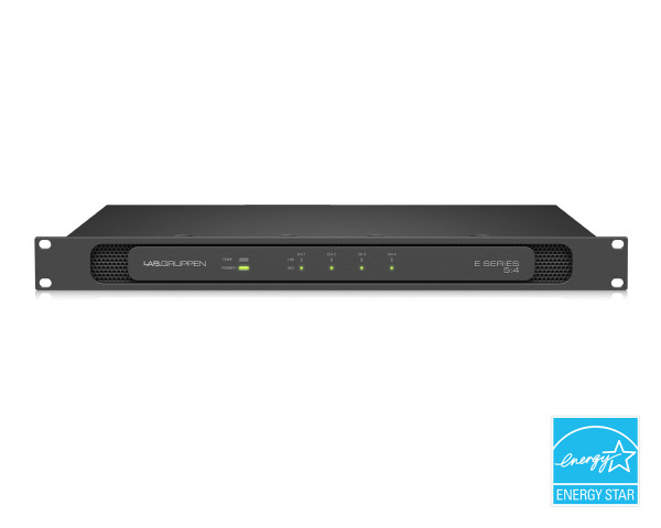 Lab Gruppen E5:4 Energy Efficient Class-D Amplifier 4x125W 19 1U - Main Image