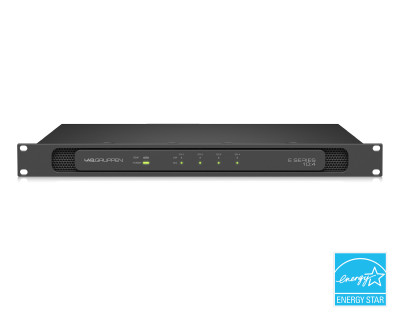 E10:4 Energy Efficient Class-D Amplifier 4x250W 19" 1U