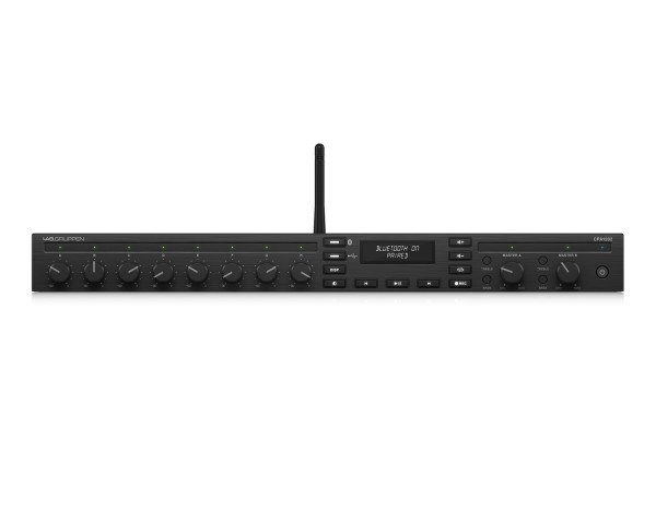 Lab Gruppen CPA1202 Commercial Mixer Amp 2x120W w/ 8 Inputs/Bluetooth/USB 1U - Main Image