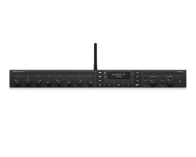 CPA1202 Commercial Mixer Amp 2x120W w/ 8 Inputs/Bluetooth/USB 1U