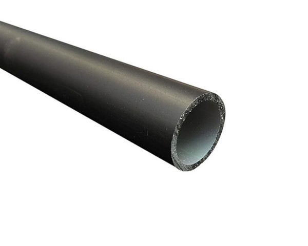 Doughty T2400301 Aluminium Barrel 48mm x 3.0metre (10ft) Black - Main Image