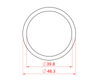Doughty T2400001 Aluminium Barrel 48mm x 6.1metre (20ft) Black - Image 2