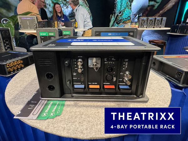 Theatrixx 4-Bay Portable Video Converter Rack