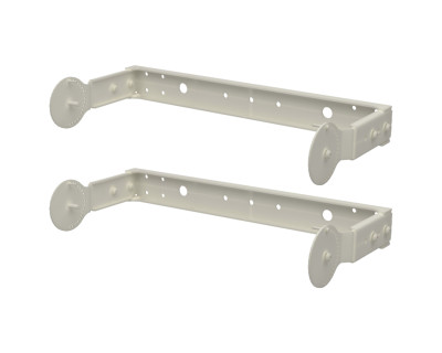 Horizontal Bracket for Compact M12/C32 WHITE [H-BR 003 W] PAIR