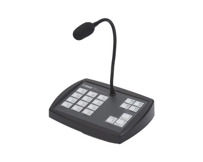 PM-12 Twelve-Zone Cat5 Digital Paging Microphone with Chime