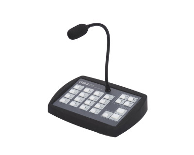PM-16 Sixteen-Zone Cat 5 Digital Paging Microphone with Chime