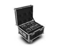 CHAUVET Professional WELL FIT X X6 LED Uplighter 6x in Charging Flightcase Chrome IP65 - Image 1