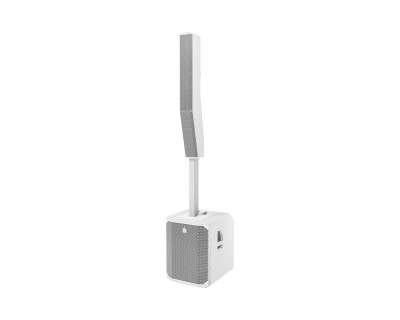 EVOLVE 70 WHITE Column Speaker System with DSP 15" Sub and BT