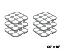 CHAUVET Professional WELL Fit X Filter Pack 60° x 10° (6 Pack Filters & Frames) - Image 1