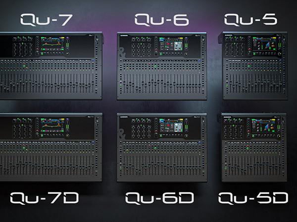 Allen & Heath Announce Next Generation of Qu Mixers