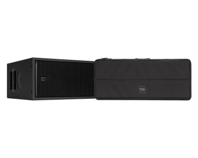 TT 808-AS 2x8" Active High-Power Subwoofer 1000W with Free Cover